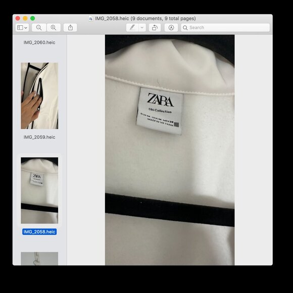 ZARA NWT Windproof & Waterproof RECCO Technology Snow Ski Collection Suit - Picture 10 of 12